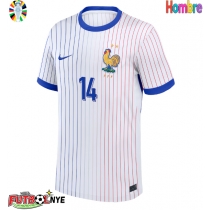 Camiseta Francia Adrien Rabiot #14 Visitante Equipación Eurocopa 2024 manga corta